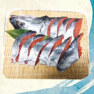 北海道産 新巻鮭 半身切り身セット 3.0kgサイズを半身切身【送料・箱代無料】