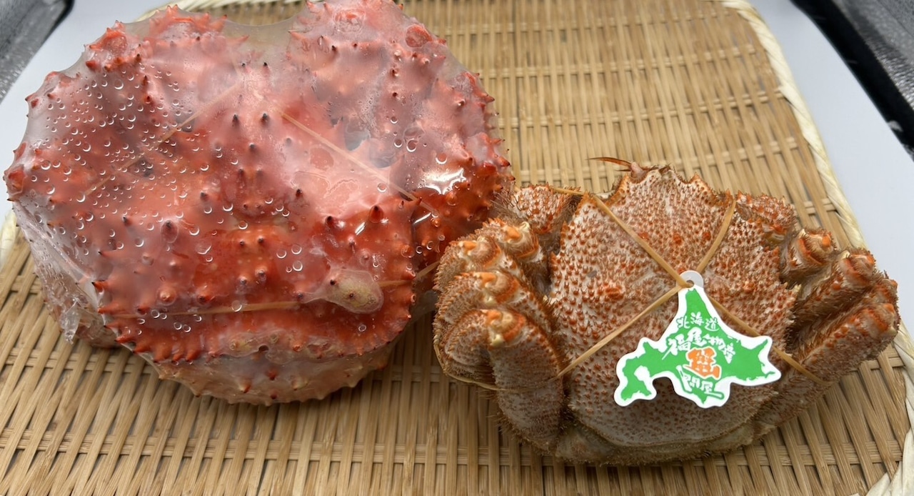 北海道産 冷凍毛蟹400g＆花咲蟹600g セット【送料・箱代無料】